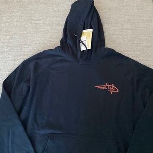 Reel Life Black hoodie/hooded sweatshirt Size Medium NWT